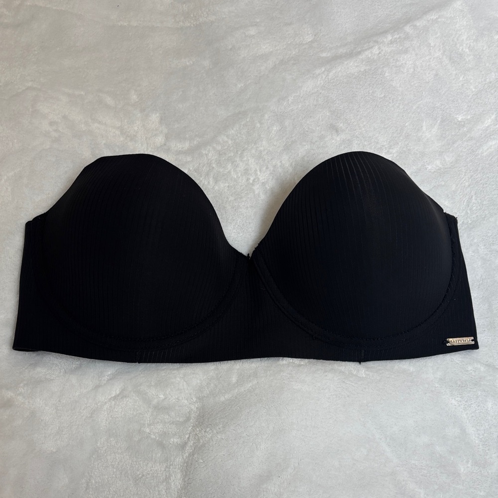 Nautica Black Strapless Wired Bra